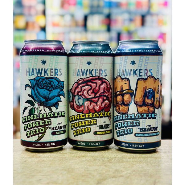 HAWKERS BREWING CINEMATIC POWER TRIO