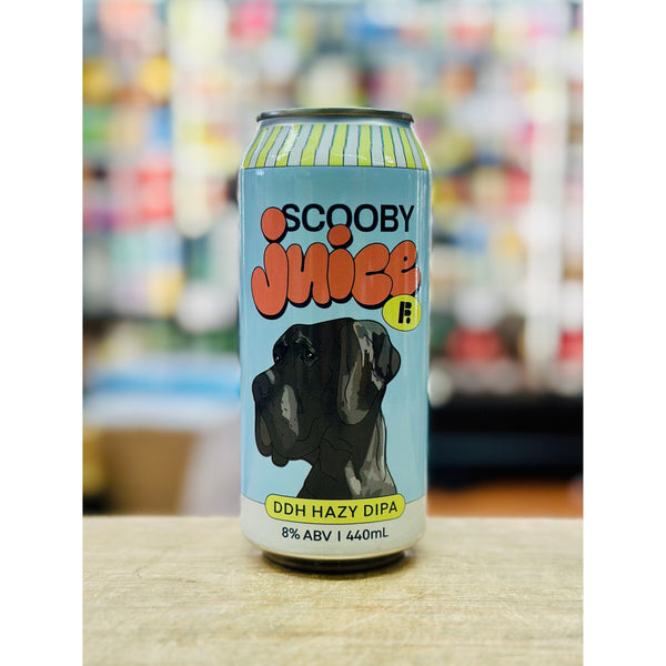 'MIX 6 OR MORE GET 20% OFF' FUTURE BREWING SCOOBY JUICE 2.0 DOUBLE DRY HOPPED DOUBLE IPA 8% ABV