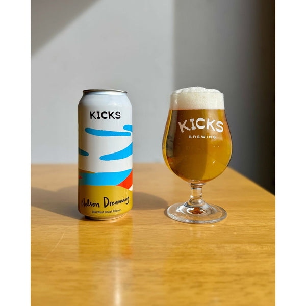 'MIX 6 OR MORE GET 20% OFF' KICK'S BREWING NELSON DREAMING WEST COAST PILSNER 5.7% ABV
