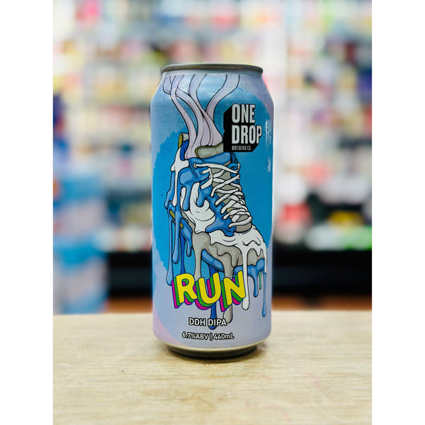 'MIX 6 OR MORE GET 20% OFF' ONE DROP RUN DOUBLE DRY HOPPED DOUBLE IPA 6.7% ABV