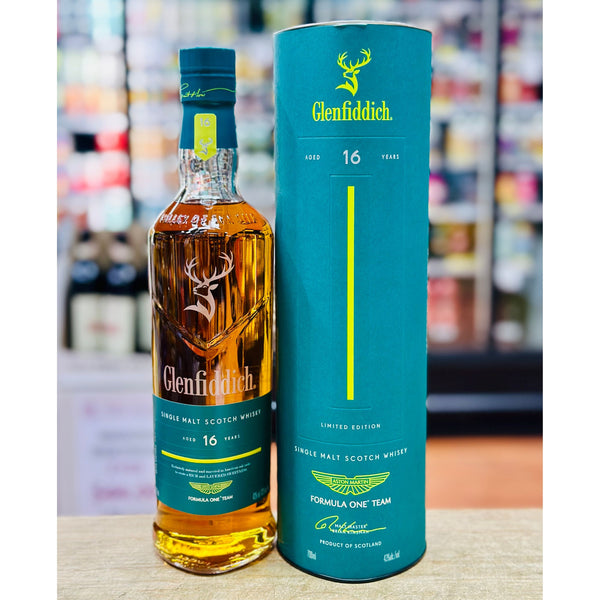 GLENFIDDICH 16YR ASTON MARTIN FORMULA ONE TEAM SINGLE MALT WHISKY 700ml