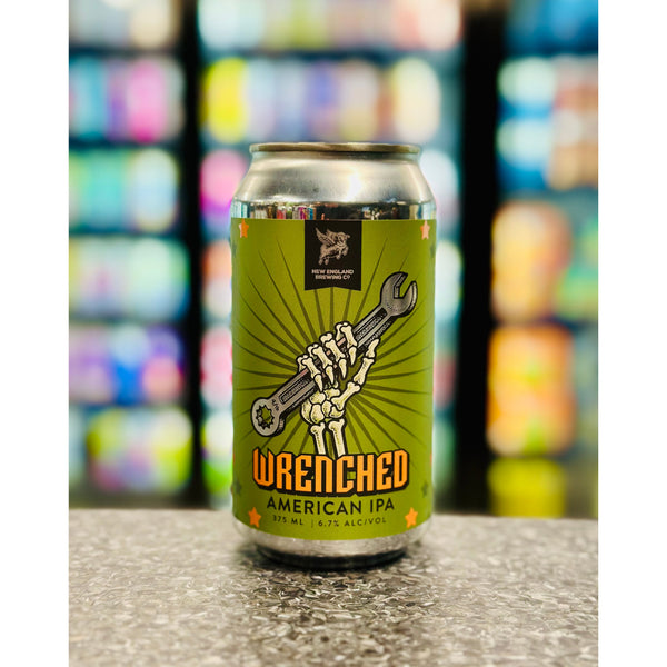 'MIX 6 OR MORE GET 20% OFF' NEW ENGLAND BREWING WRENCHED AMERICAN IPA 6.7% ABV