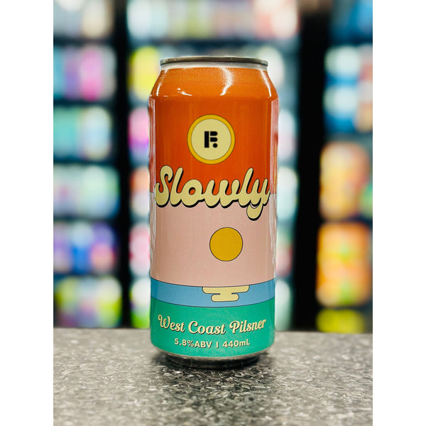 'MIX 6 OR MORE GET 20% OFF' FUTURE BREWING SLOWLY WEST COAST PILSNER 5.8% ABV
