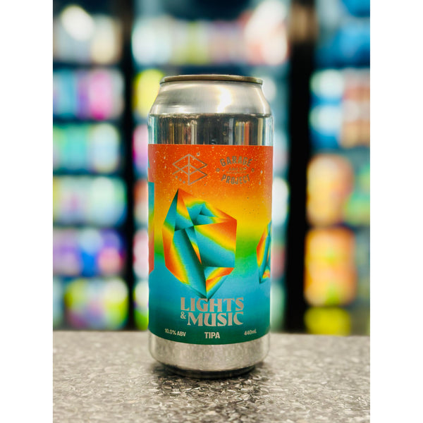 'MIX 6 OR MORE GET 20% OFF' RANGE BREWING X GARAGE PROJECT LIGHTS & MUSIC TRIPLE IPA 10% ABV