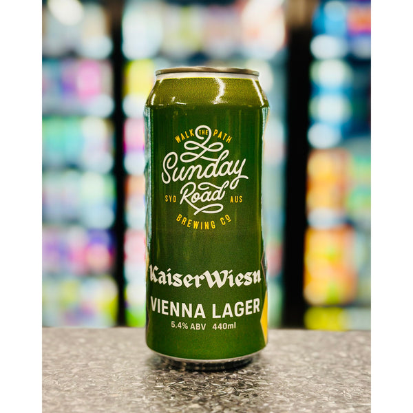 'MIX 6 OR MORE GET 20% OFF' SUNDAY ROAD BREWING VIENNA LAGER 5.4% ABV