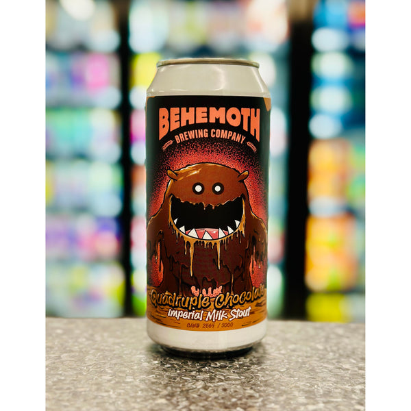 'MIX 6 OR MORE GET 20% OFF' BEHEMOTH BREWING QUADRUPLE CHOCOLATE IMPERIAL MILK STOUT 8% ABV