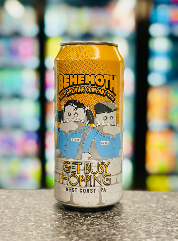 'MIX 6 OR MORE GET 20% OFF' BEHEMOTH BREWING GET BUSY HOPPING WEST COAST IPA 6.9% ABV