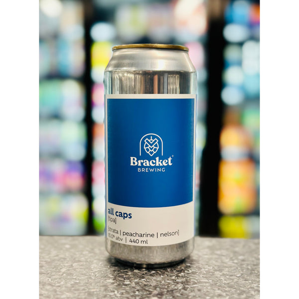 'MIX 6 OR MORE GET 20% OFF' BRACKET BREWING ALL CAPS TRIPLE IPA 10% ABV