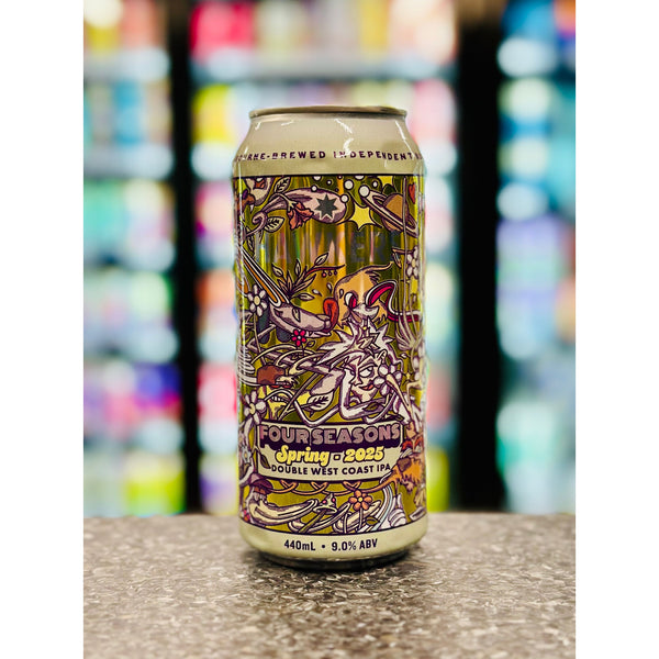 'MIX 6 OR MORE GET 20% OFF' HAWKERS BREWING FOUR SEASONS SPRING 2025 DOUBLE WEST COAST IPA 9% ABV
