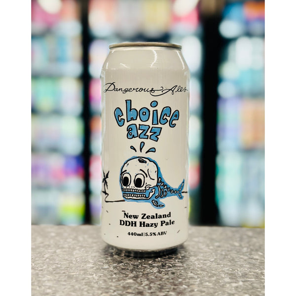 'MIX 6 OR MORE GET 20% OFF' DANGEROUS ALES BREWING CHOICE AZZ NZ DOUBLE DRY HOPPED HAZY PALE 5.5% ABV