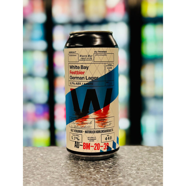 'MIX 6 OR MORE GET 20% OFF' WHITE BAY BREWING FESTBIER GERMAN LAGER 5.7% ABV