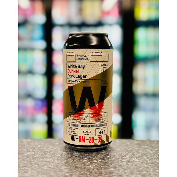 'MIX 6 OR MORE GET 20% OFF' WHITE BAY BREWING DUNKEL DARK LAGER 4.8% ABV