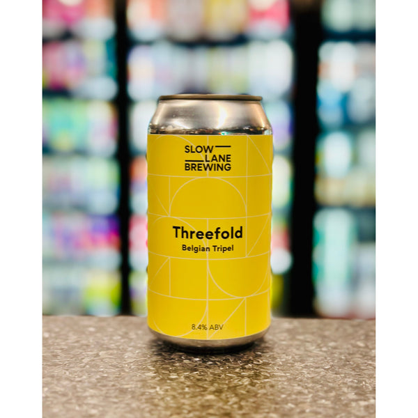 'MIX 6 OR MORE GET 20% OFF' SLOW LANE BREWING THREEFOLD BELGIUM TRIPEL 8.4% ABV