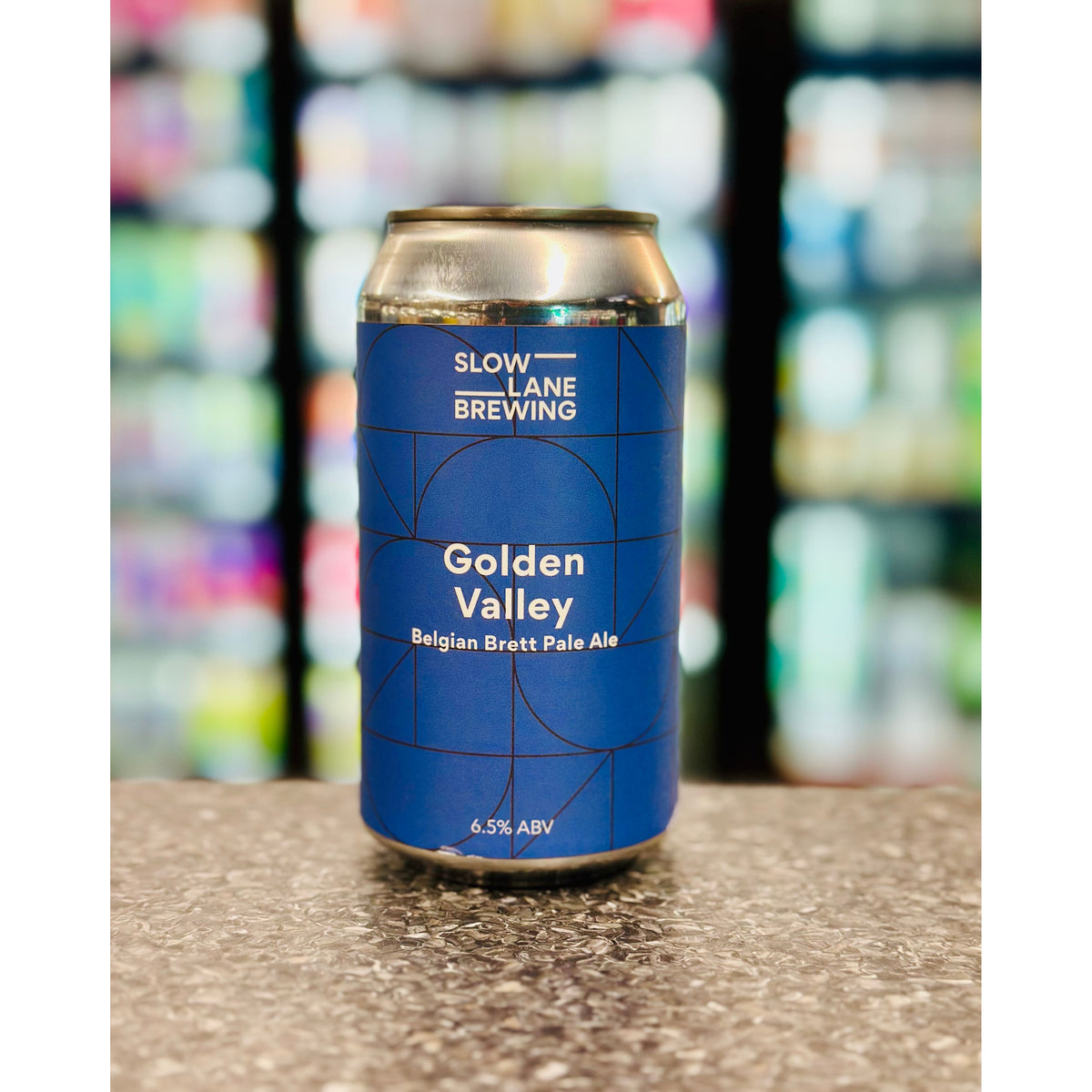 MIX 6 OR MORE GET 20% OFF' SLOW LANE BREWING GOLDEN VALLEY BELGIUM BRETT PALE ALE 6.5% ABV