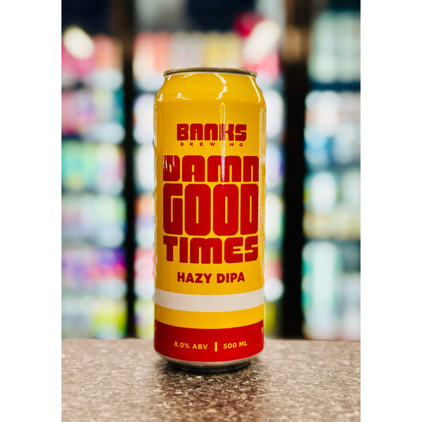 'MIX 6 OR MORE GET 20% OFF' BANKS BREWING DAMN GOOD TIMES HAZY DOUBLE IPA 8% ABV