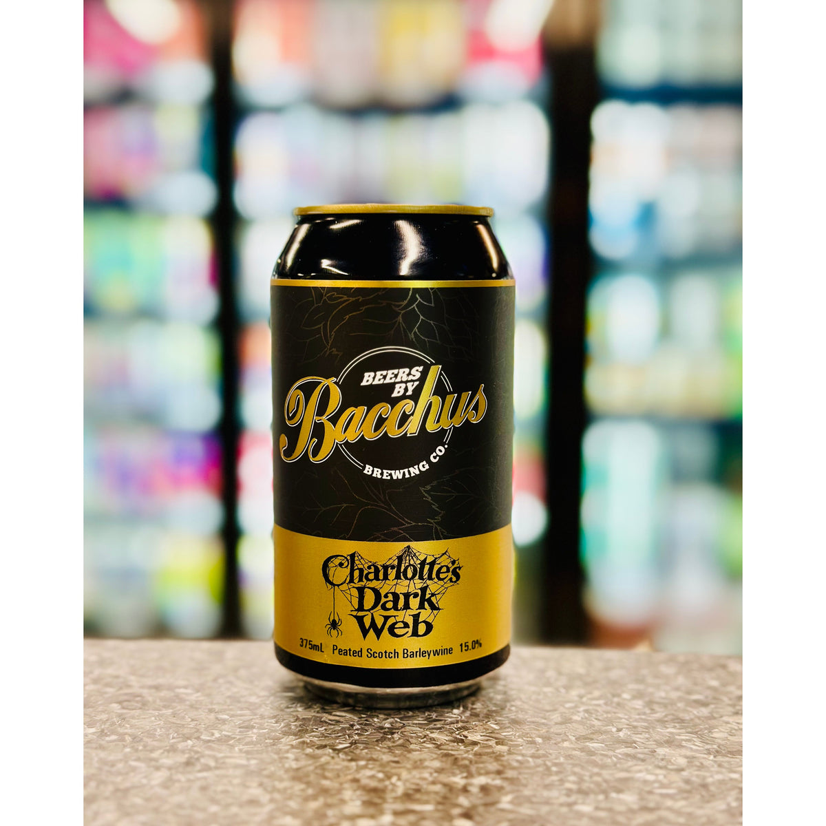 MIX 6 OR MORE GET 20% OFF' BACCHUS BREWING CHARLOTTE'S DARK WEB PEATED SCOTCH BARLEYWINE 15% ABV