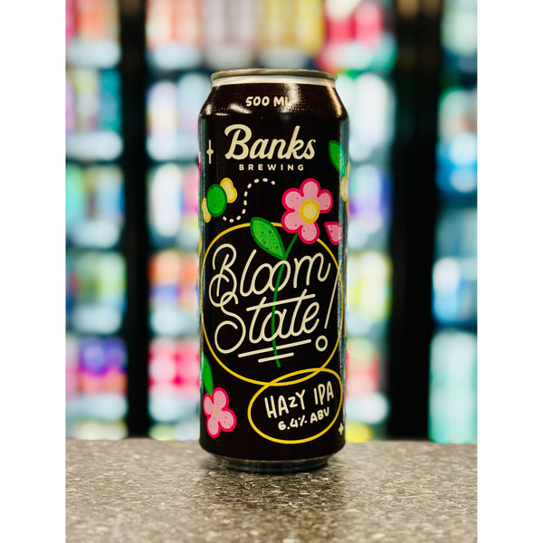 'MIX 6 OR MORE GET 20% OFF' BANKS BREWING BLOOM STATE HAZY IPA 6.4% ABV