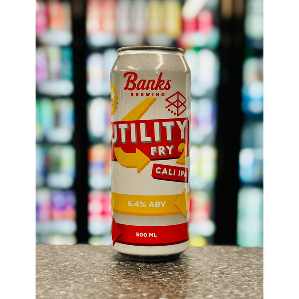 'MIX 6 OR MORE GET 20% OFF' BANKS BREWING X RANGE BREWING UTILITY FRY 2 CALI IPA 6.4% ABV