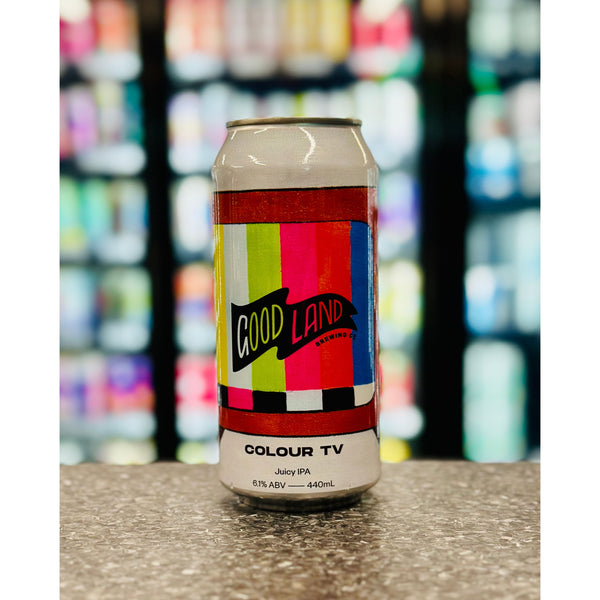 'MIX 6 OR MORE GET 20% OFF' GOOD LAND BREWING COLOUR TV JUICY IPA 6.1% ABV