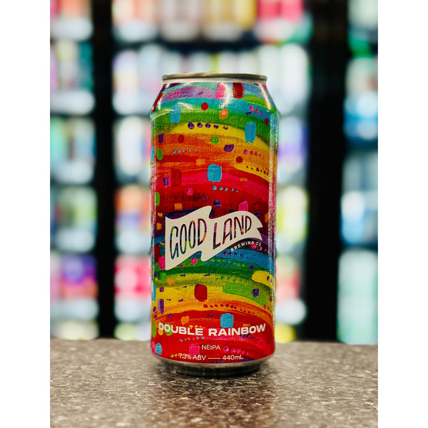 'MIX 6 OR MORE GET 20% OFF' GOOD LAND BREWING DOUBLE RAINBOW NEW ENGLAND IPA 7.3% ABV