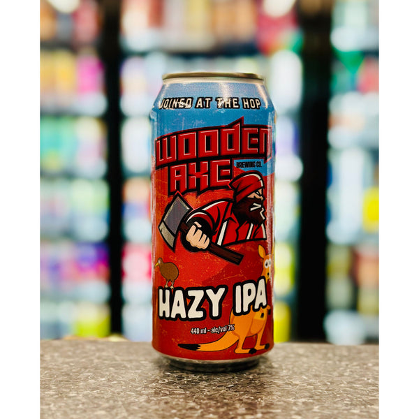 'MIX 6 OR MORE GET 20% OFF' WOODEN AXE BREWING JOINED AT THE HOP HAZY IPA 7% ABV