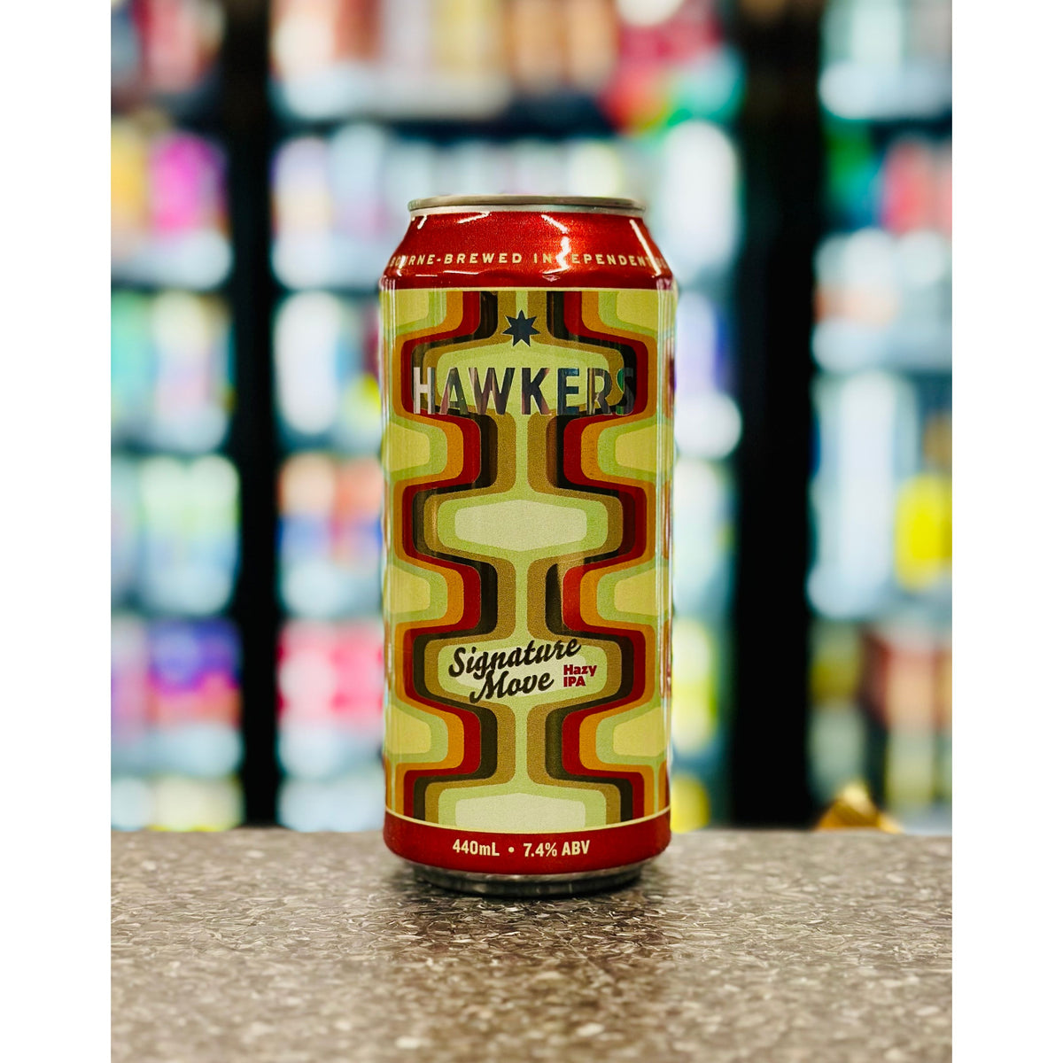 MIX 6 OR MORE GET 20% OFF' HAWKERS BREWING SIGNATURE MOVE HAZY IPA 7.4% ABV