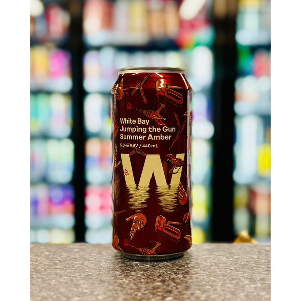 'MIX 6 OR MORE GET 20% OFF' WHITE BAY BREWING JUMPING THE GUN SUMMER AMBER 5% ABV