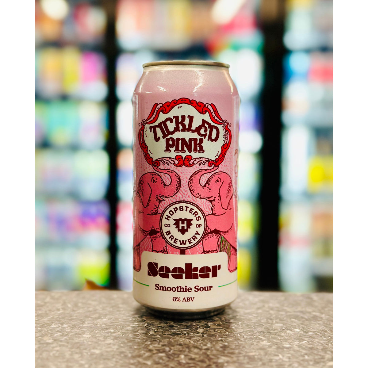 MIX 6 OR MORE GET 20% OFF' SEEKER BREWING X HOPSTERS BREWING TICKLED PINK SMOOTHIE SOUR 6% ABV
