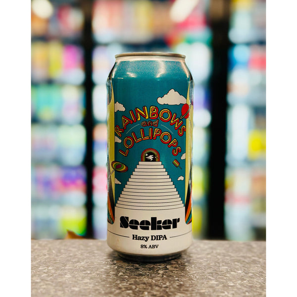 'MIX 6 OR MORE GET 20% OFF' SEEKER BREWING RAINBOW AND LOLLIPOPS HAZY DOUBLE IPA  8% ABV