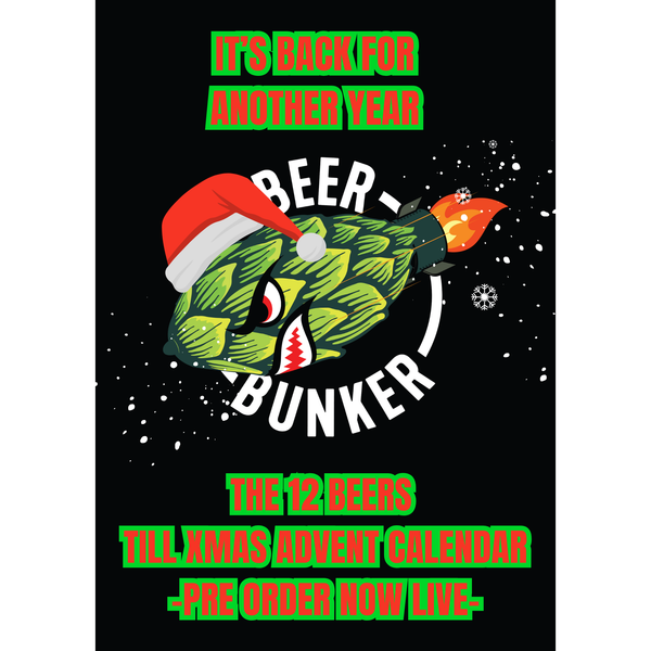BEER BUNKER'S 12 BEERS TILL CHRISTMAS 2025 ADVENT BOX- PRE ORDER