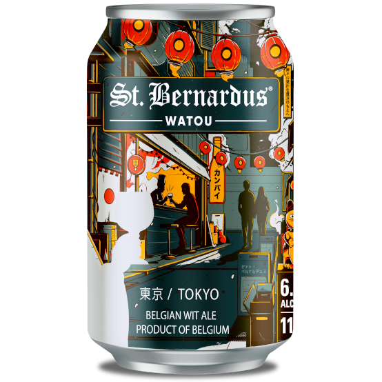 MIX 6 OR MORE GET 20% OFF' ST. BERNARDUS TOKYO WIT 6% ABV 330ML