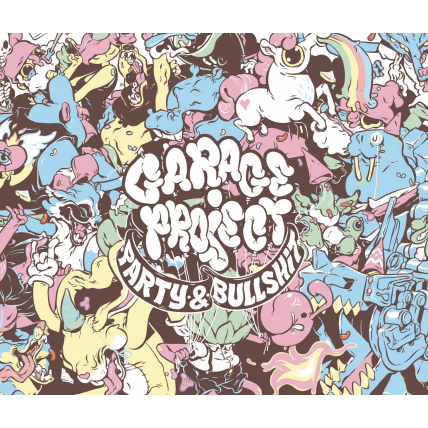 'MIX 6 OR MORE GET 20% OFF' GARAGE PROJECT PARTY & BULS#*T HAZY IPA 6% ABV 440ml