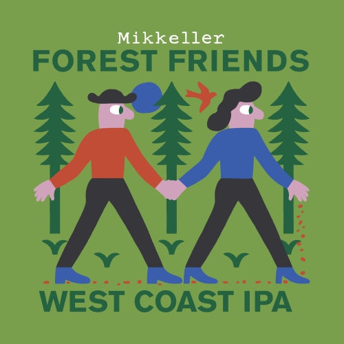 'MIX 6 OR MORE GET 20% OFF' MIKKELLER X GARAGE PROJECT FOREST FRIENDS WEST COAST IPA 6% ABV