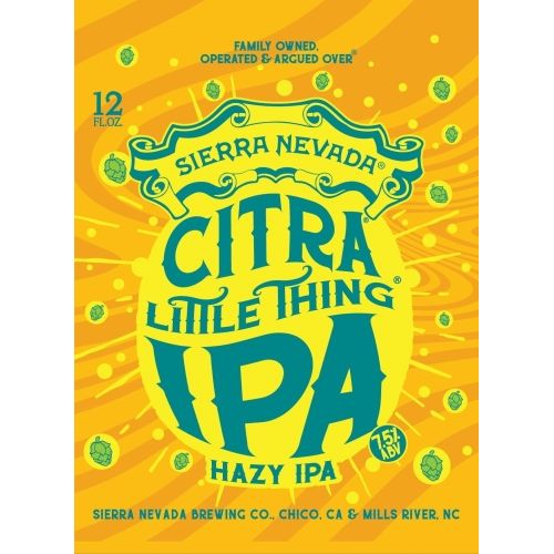 MIX 6 OR MORE GET 20% OFF' SIERRA NEVADA BREWING CITRA LITTLE THING IPA 7.5% ABV