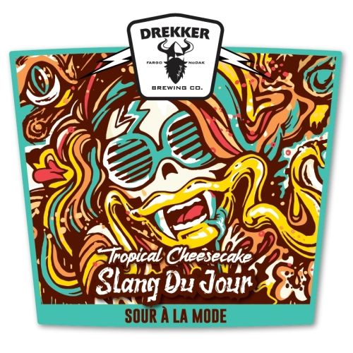 MIX 6 OR MORE GET 20% OFF' DREKKER BREWING TROPICAL CHEESECAKE SLANG DU JOUR 6.2% ABV