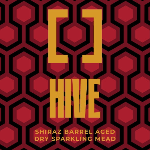 MIX 6 OR MORE GET 20% OFF' WORKING TITLE BREWING HIVE SHIRAZ BARREL AGED SPARKLING MEAD 13.5% ABV