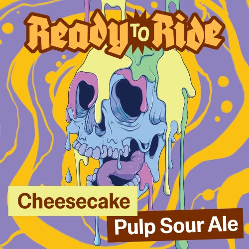 'MIX 6 OR MORE GET 20% OFF' ONE DROP BREWING READY TO RIDE CHEESECAKE PULP SOUR 7% ABV
