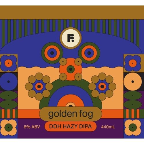 MIX 6 OR MORE GET 20% OFF' FUTURE BREWING GOLDEN FOG DDH HAZY DOUBLE IPA 8% ABV