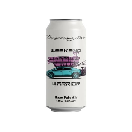 'MIX 6 OR MORE GET 20% OFF' DANGEROUS ALES BREWING WEEKEND WARRIOR HAZY PALE ALE 5.2% ABV