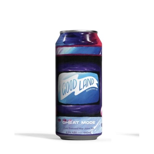 'MIX 6 OR MORE GET 20% OFF' GOOD LAND BREWING CO CHEAT MODE COLD PRESSED HOP JUICE IPA6.2% ABV