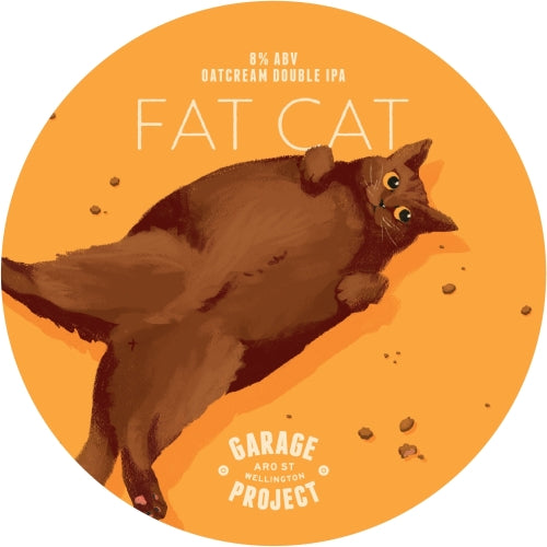 'MIX 6 OR MORE GET 20% OFF' GARAGE PROJECT FAT CAT OAT CREAM DOUBLE IPA 8% ABV