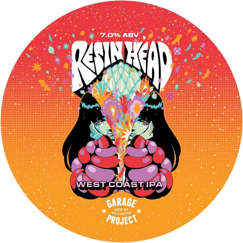'MIX 6 OR MORE GET 20% OFF' GARAGE PROJECT RESIN HEAD WEST COAST IPA 7% ABV
