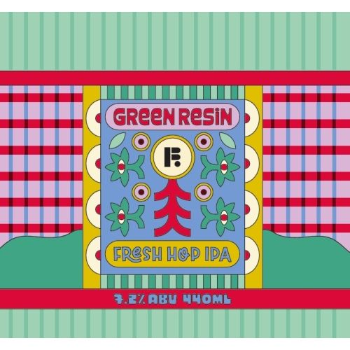 MIX 6 OR MORE GET 20% OFF' FUTURE BREWING GREEN RESIN FRESH HOP IPA 7.2% ABV