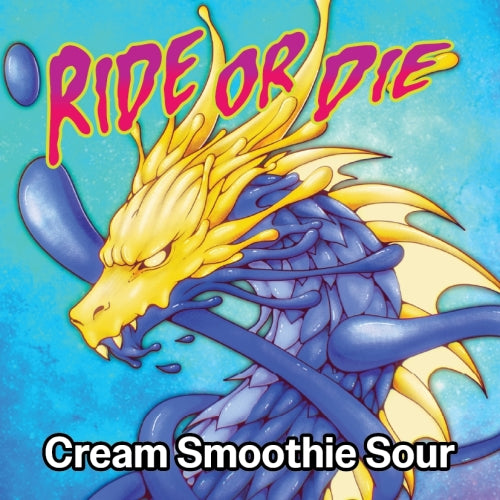 MIX 6 OR MORE GET 20% OFF' ONE DROP BREWING RIDE OR DIE CREAM SMOOTHIE SOUR 6.7% ABV