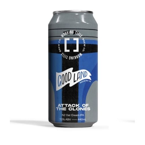 'MIX 6 OR MORE GET 20% OFF' GOOD LAND BREWING X WORKING TITLE ATTACK OF THE CLONES OAT CREAM IPA 7% ABV