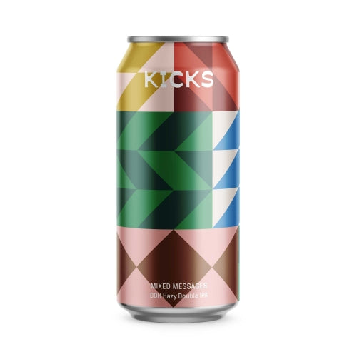 MIX 6 OR MORE GET 20% OFF' KICK'S BREWING MIXED MESSAGES DDH HAZY DOUBLE IPA 8.8% ABV