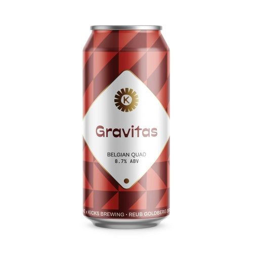 MIX 6 OR MORE GET 20% OFF' KICK'S BREWING GRAVITAS BELGIUM QUADRUPEL 8.7% ABV
