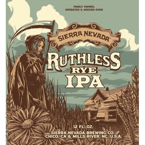 MIX 6 OR MORE GET 20% OFF' SIERRA NEVADA BREWING RUTHLEES RYE IPA 6.6% ABV