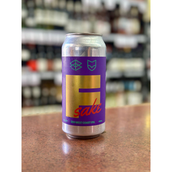 'MIX 6 OR MORE GET 20% OFF' RANGE BREWING X FOX FRIDAY BREWING F SAKE DOUBLE DRY HOPPED WEST COAST IPA 7% ABV