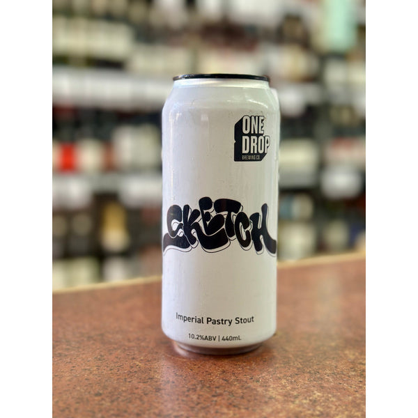 'MIX 6 OR MORE GET 20% OFF' ONE DROP BREWING SKETCH IMPERIAL PASTRY STOUT 10.2% ABV